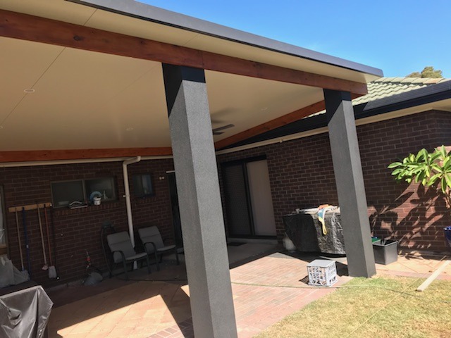 Columns with bondor insulated roof in North Haven, SA