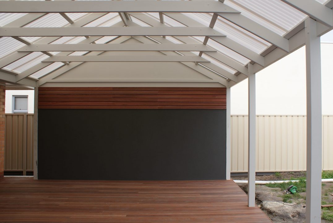 modern timber verandah
